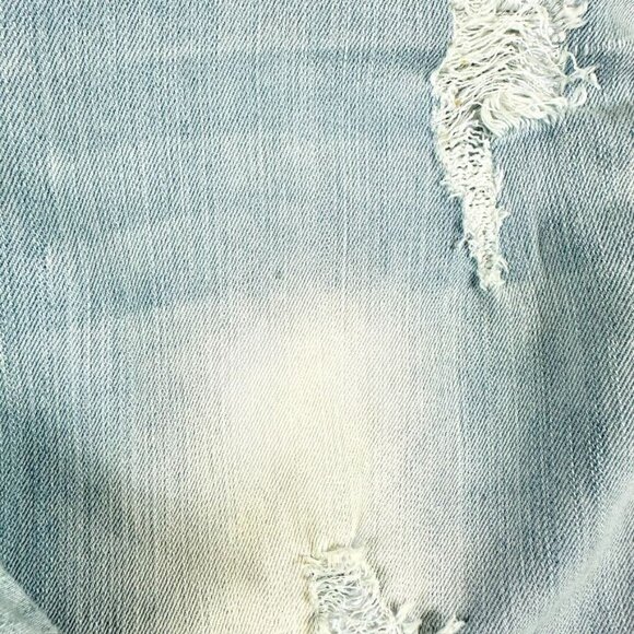 YMI Light Wash Distressed Denim Overalls Womens Size 11 - Picture 9 of 11